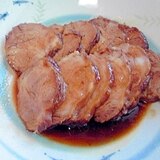 自家製焼き豚、タレも美味しく出来ました♪